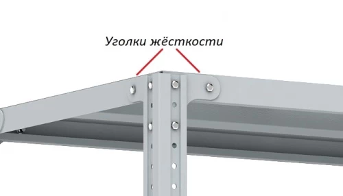 Стеллаж металлический Титан МС-750 2000x1000x300/5