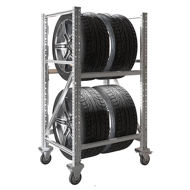 Стеллаж для шин MS Pro 1350/781x606 передвижной